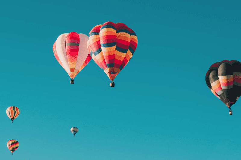 Hot air balloons